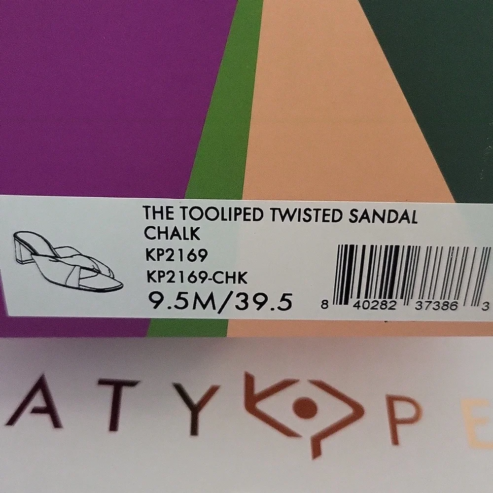 Katy Perry Collections The Tooliped Twisted Sandal Chalk 9.5 - Picture 6 of 6